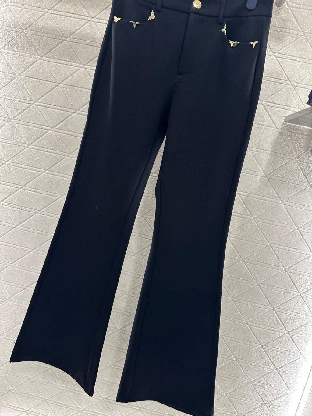 26NEW Flared Slim-Fit High-Waisted Trousers