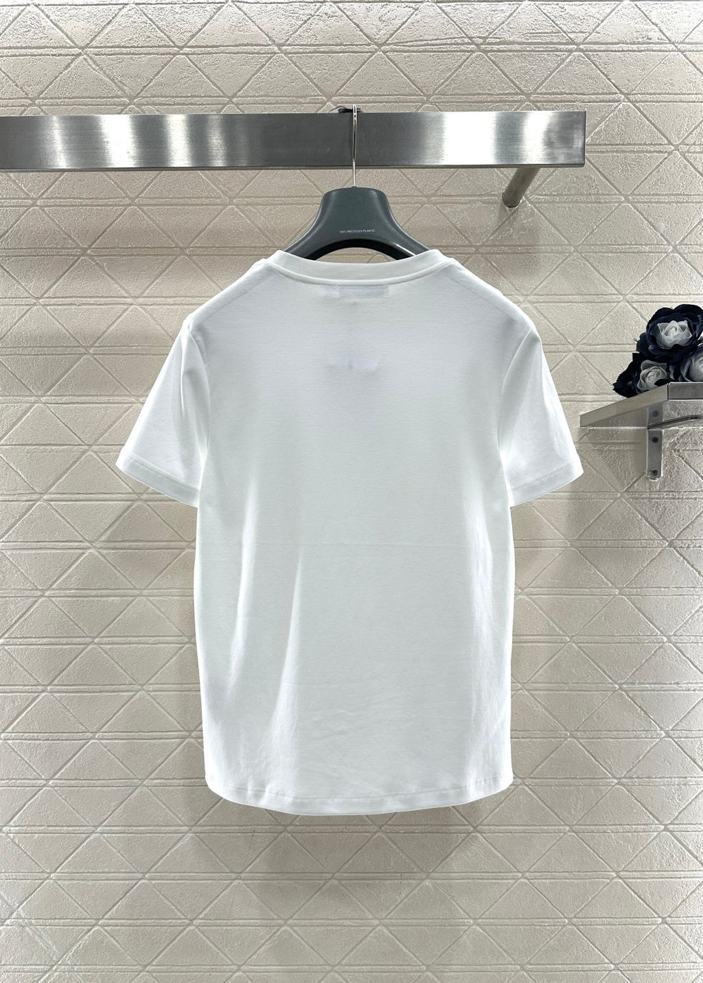26NEW Crew Neck Embroidered Beaded Short Sleeve