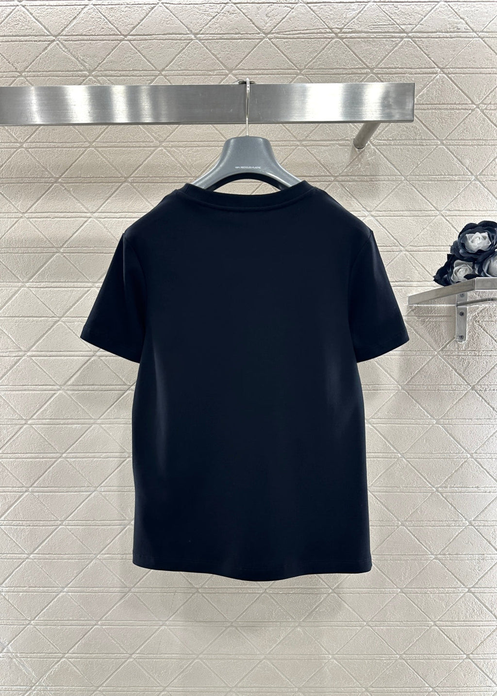 26NEW Crew Neck Embroidered Beaded Short Sleeve