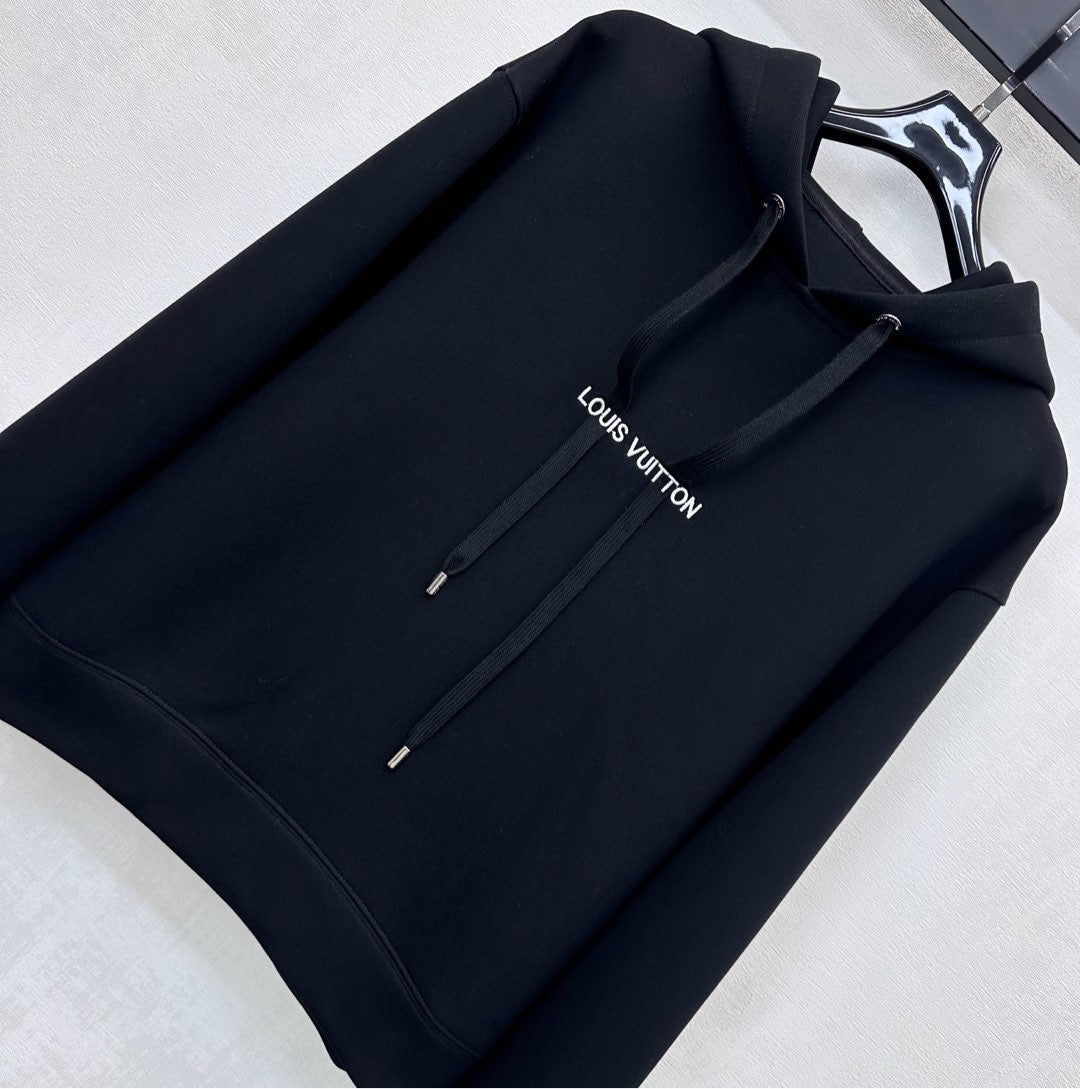 26NEW Hooded Drawstring Cropped Sweatshirt
