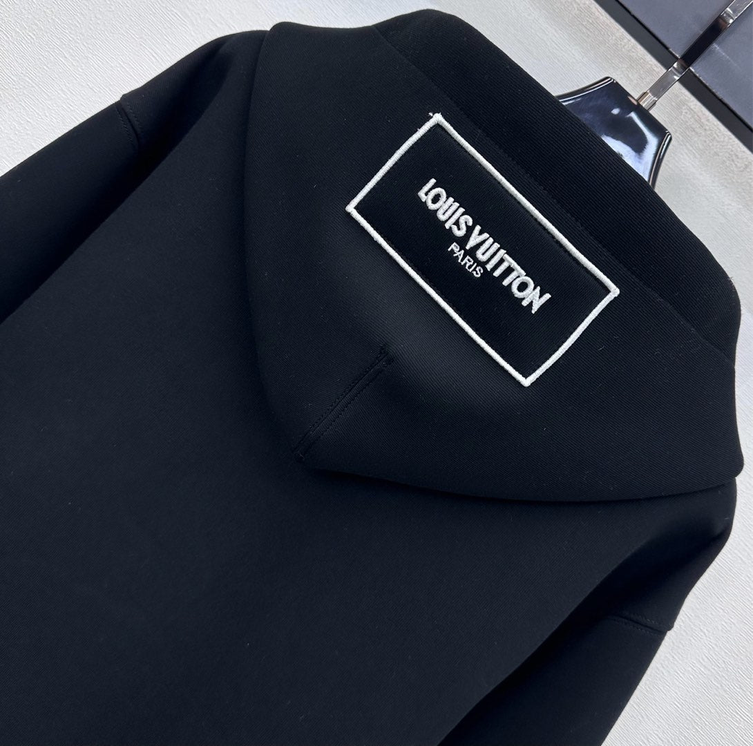 26NEW Hooded Drawstring Cropped Sweatshirt