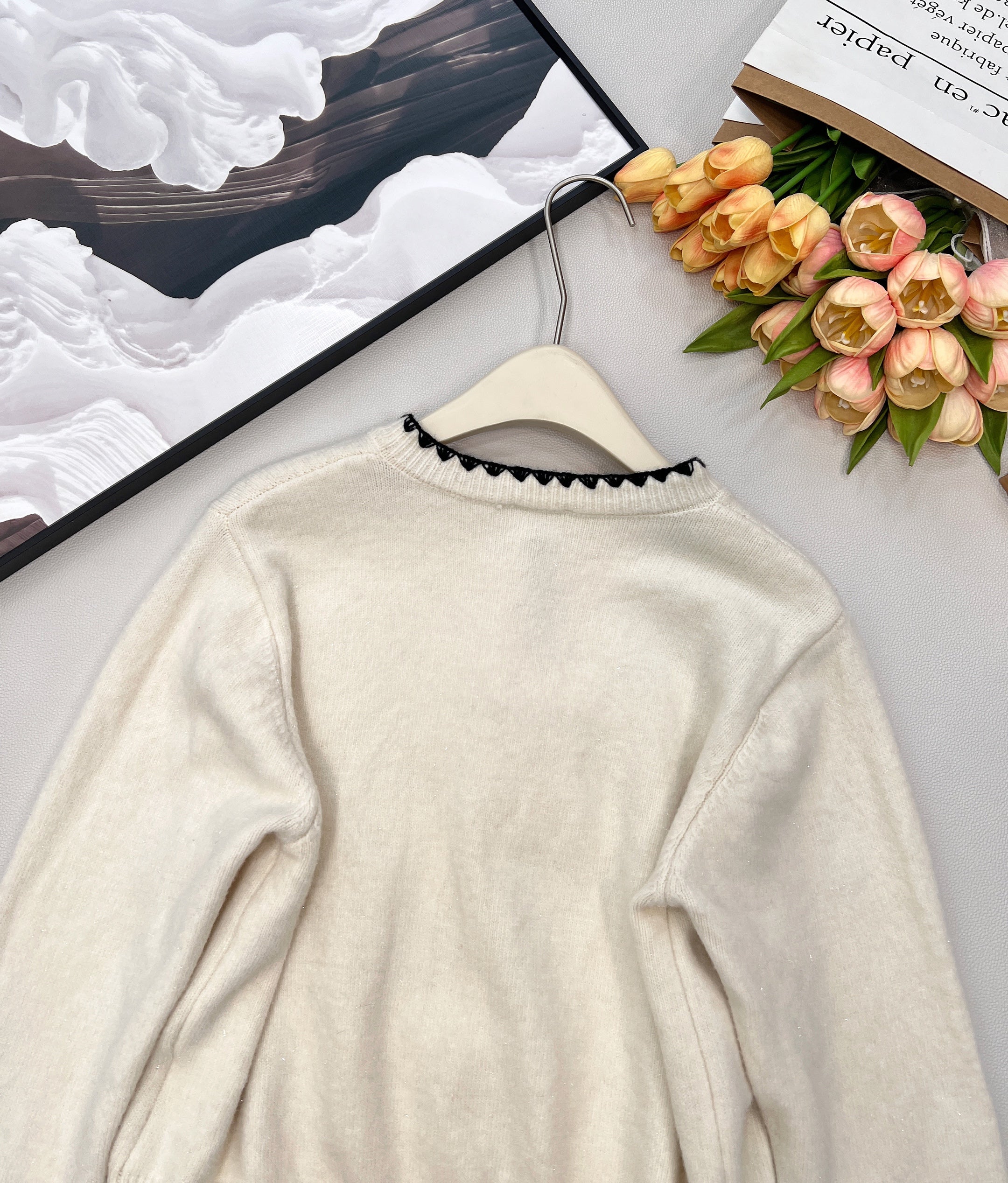 26NEW Crew Neck Cardigan