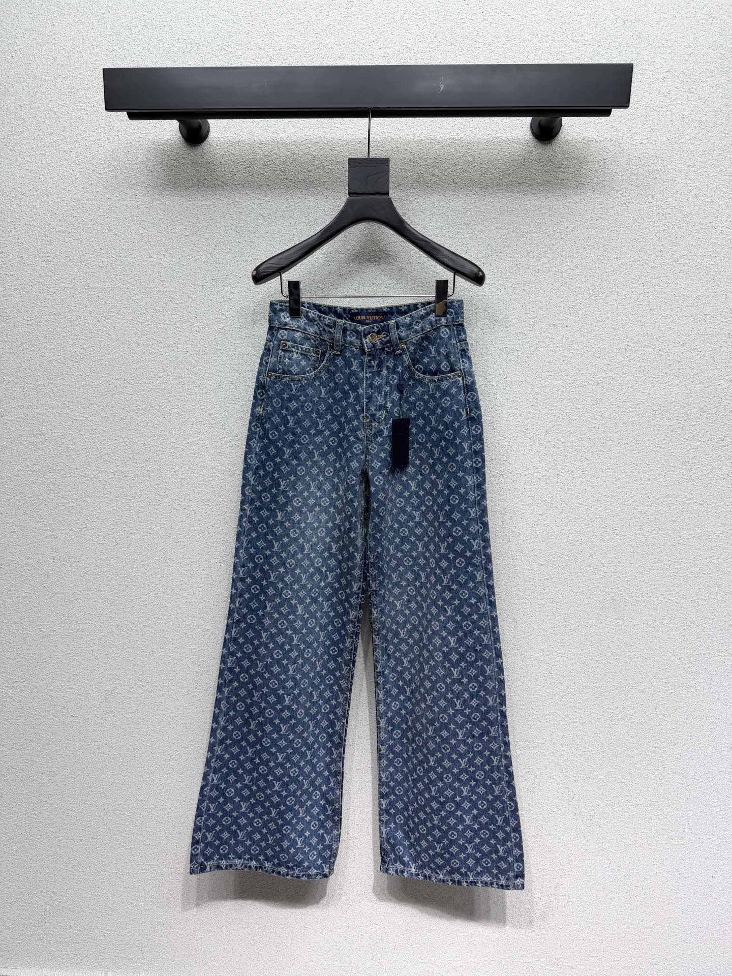 26NEW all-over monogram print jeans