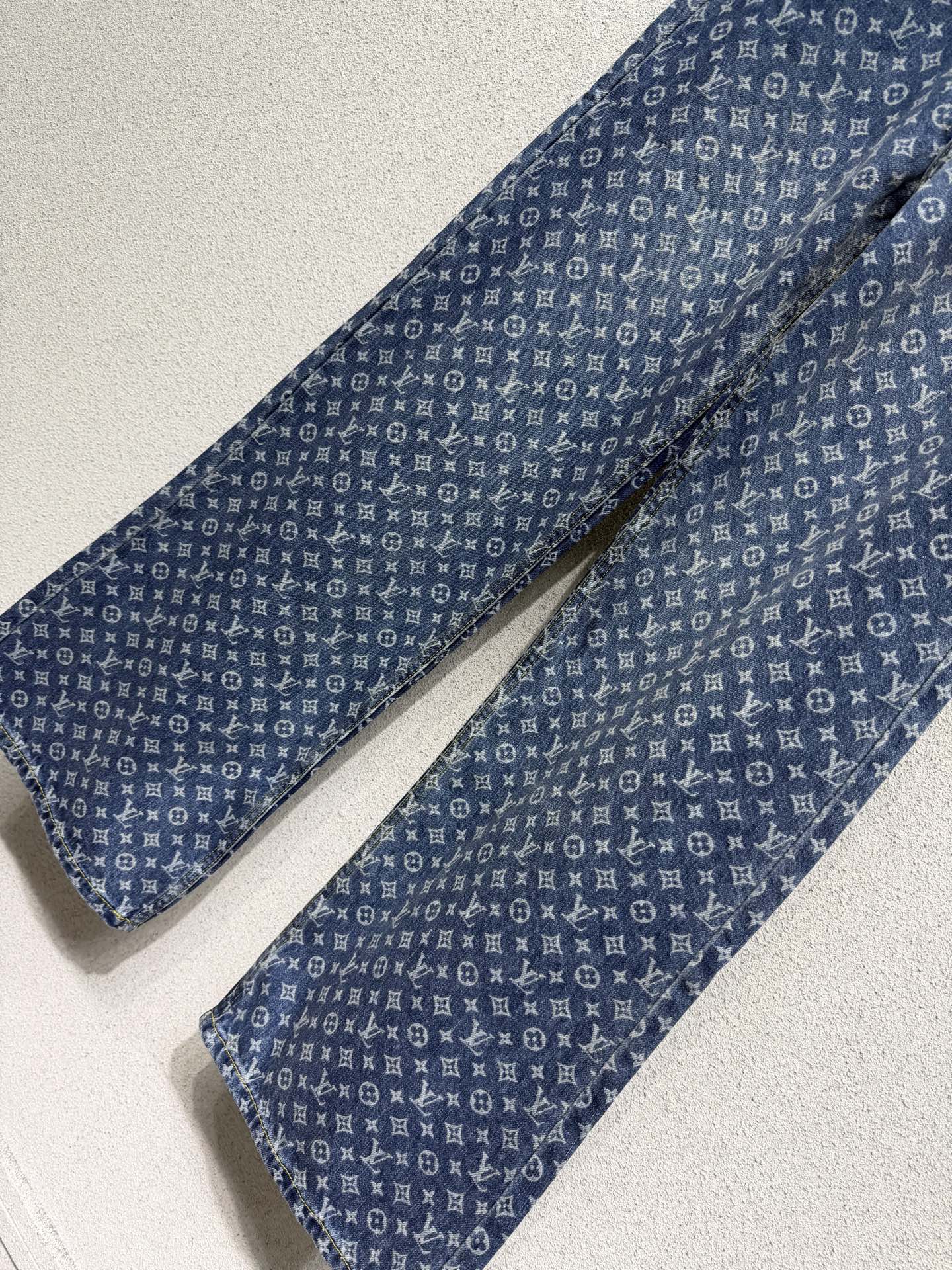 26NEW all-over monogram print jeans
