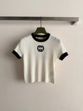 26NEW Knitted Short-Sleeve