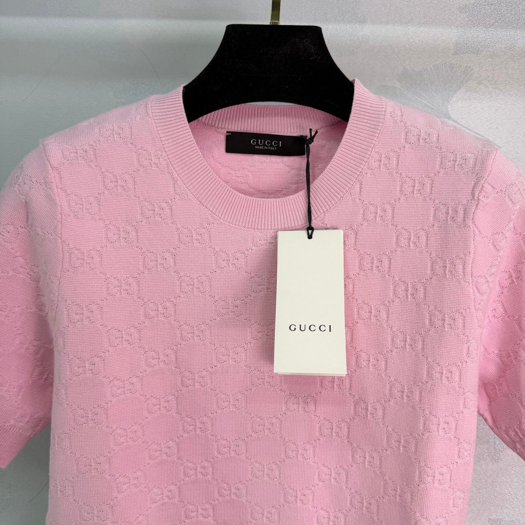 26NEW Jacquard Knit Short Sleeve