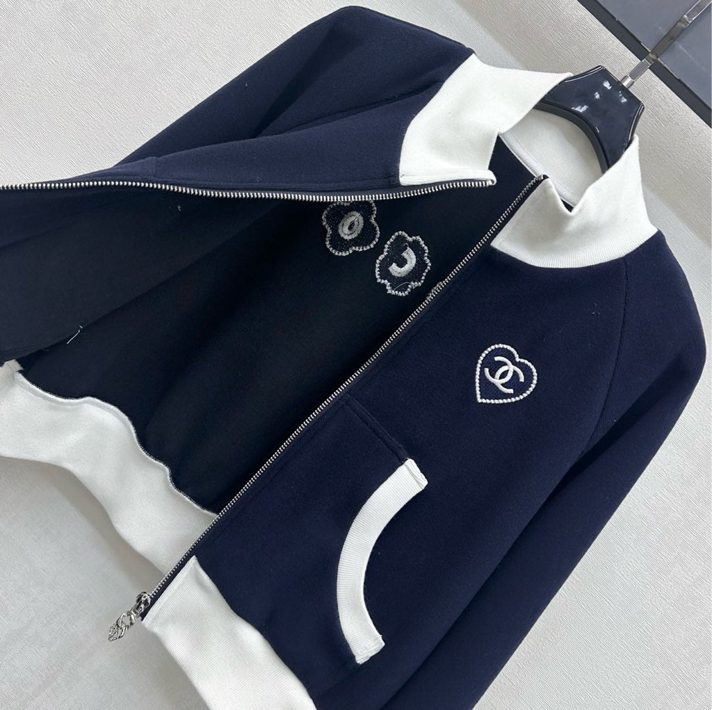 26NEW Stand Collar Jacket and Straight Leg Trousers Suit