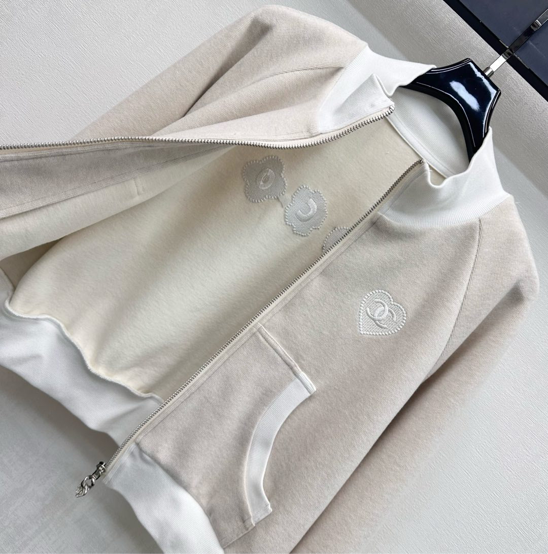 26NEW Stand Collar Jacket and Straight Leg Trousers Suit