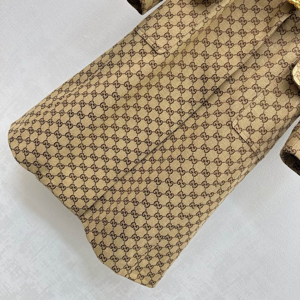 26NEW Jacquard Belt Trench Coat