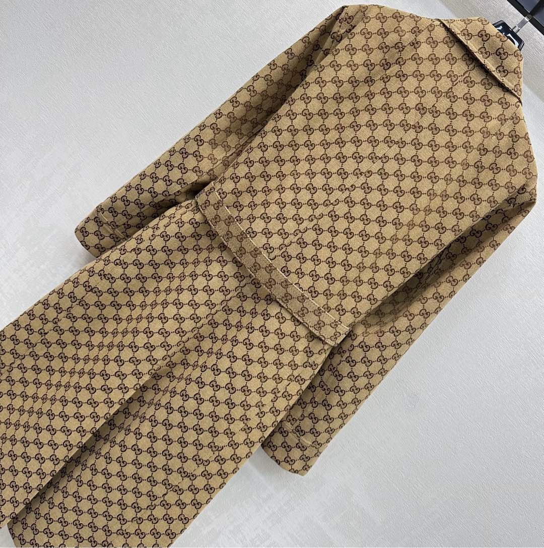 26NEW Jacquard Belt Trench Coat