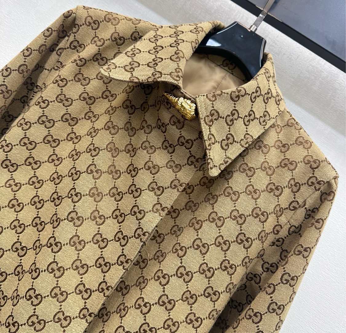 26NEW Jacquard Belt Mid-Length Coat