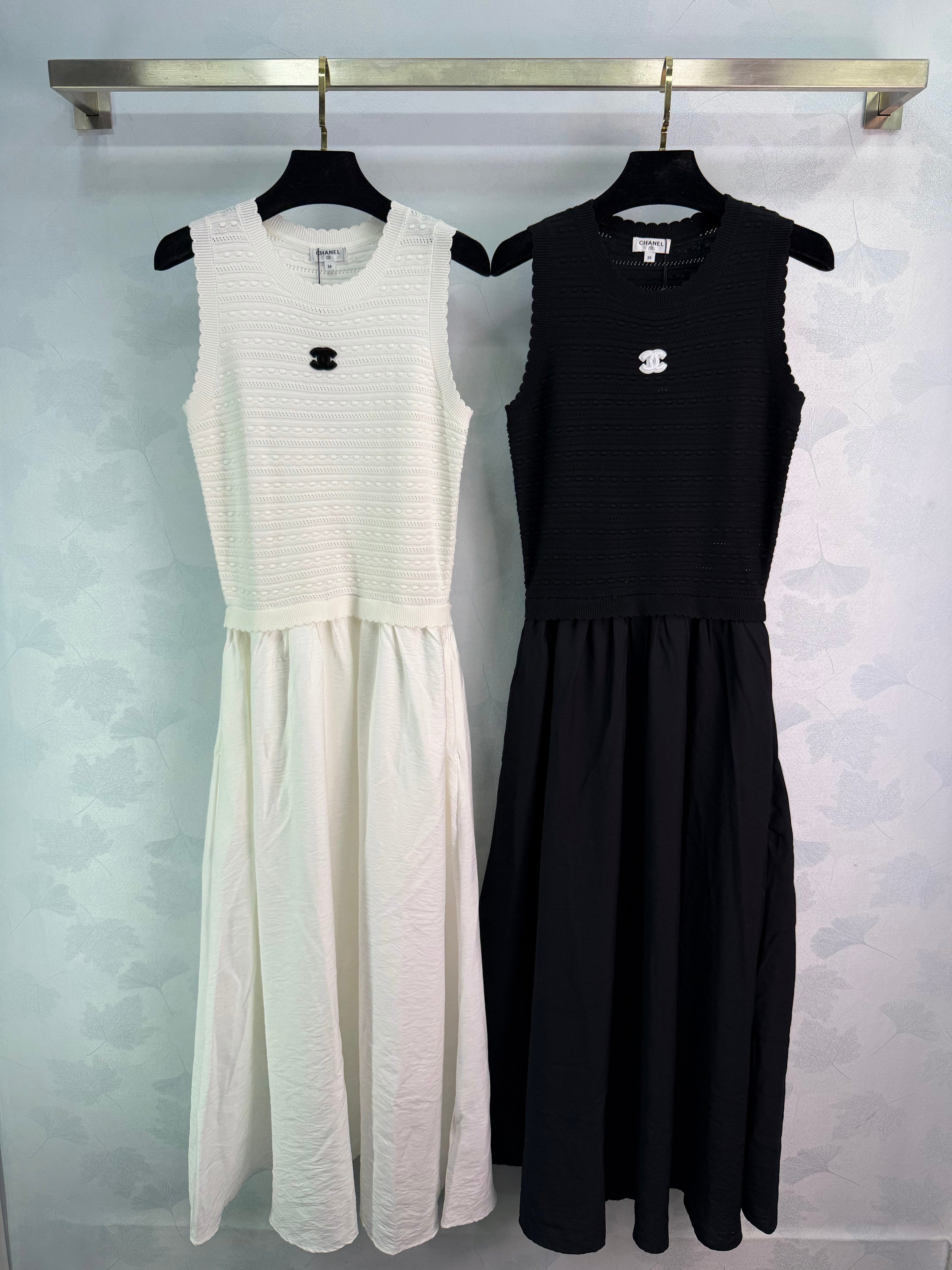 26NEW patchwork dress, knit + woven