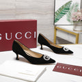 26NEW Rhinestone Buckle Shoes