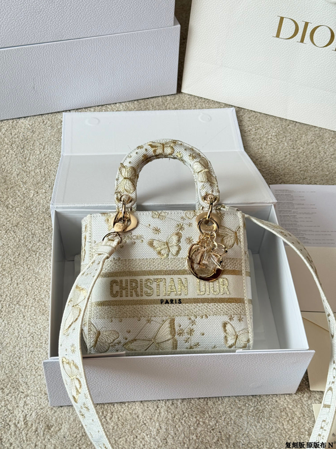 26NEW Embroidered Princess Diana with Crossbody Strap