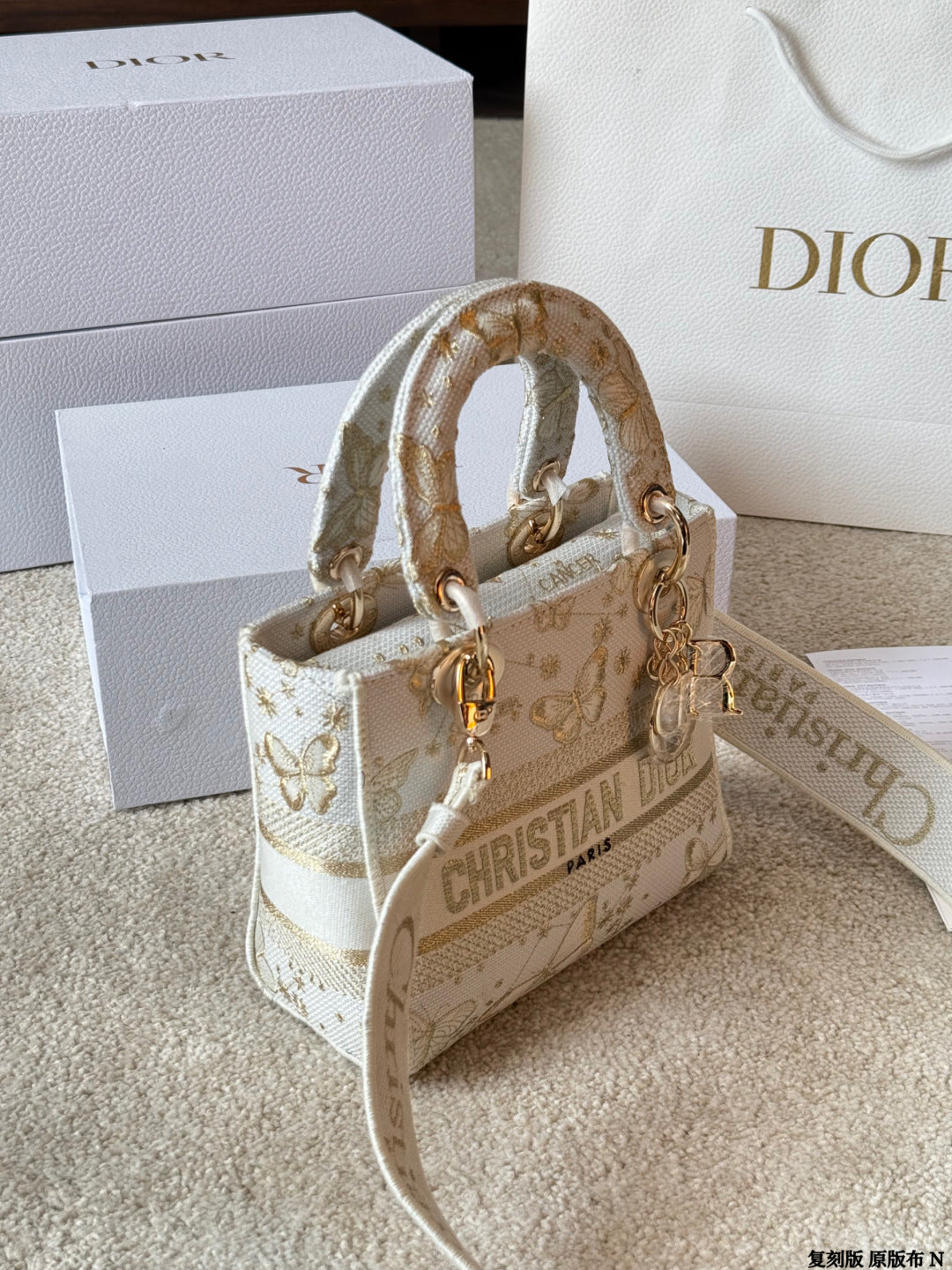 26NEW Embroidered Princess Diana with Crossbody Strap