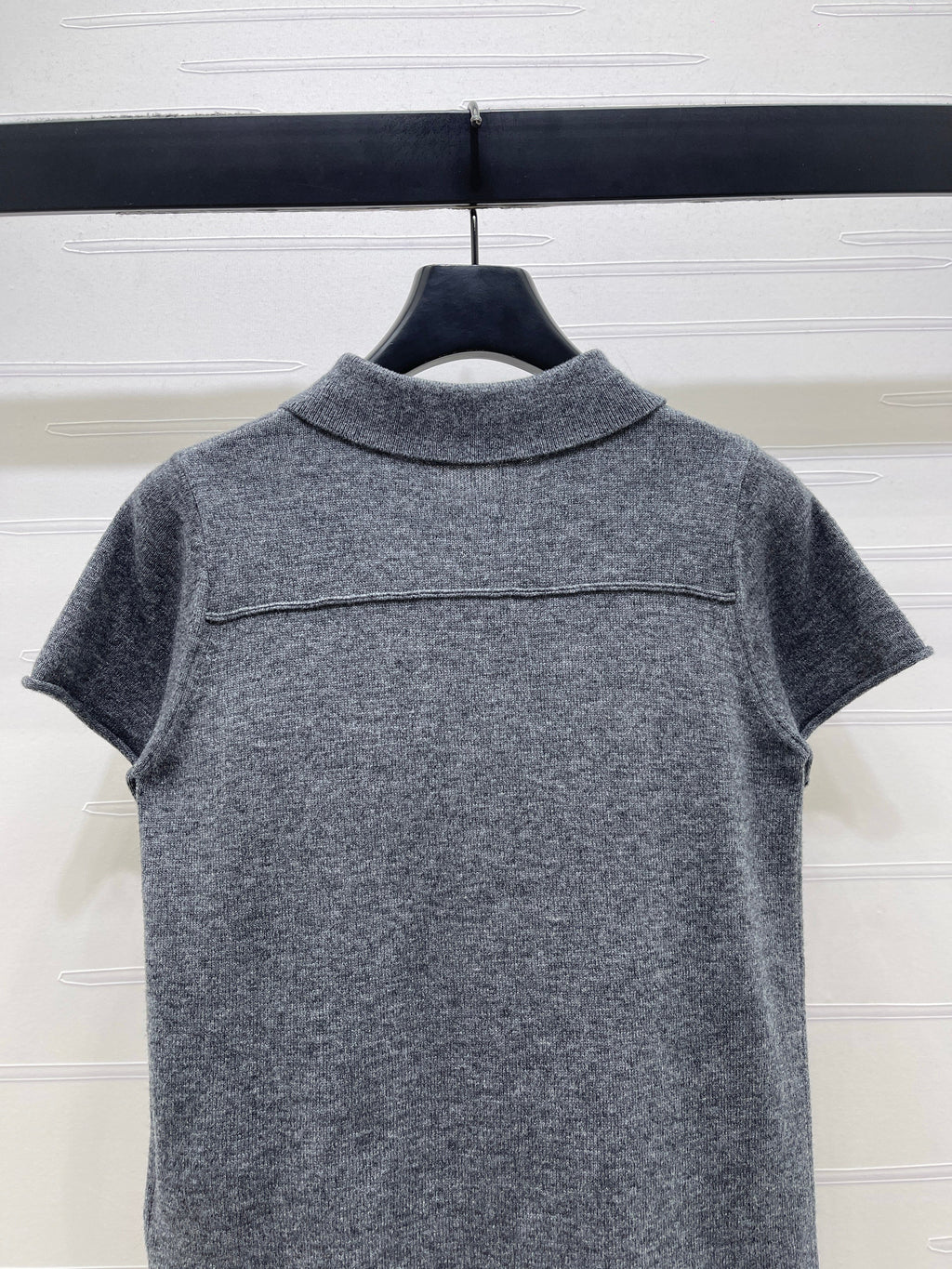 26NEW Collared Knit Short-Sleeve