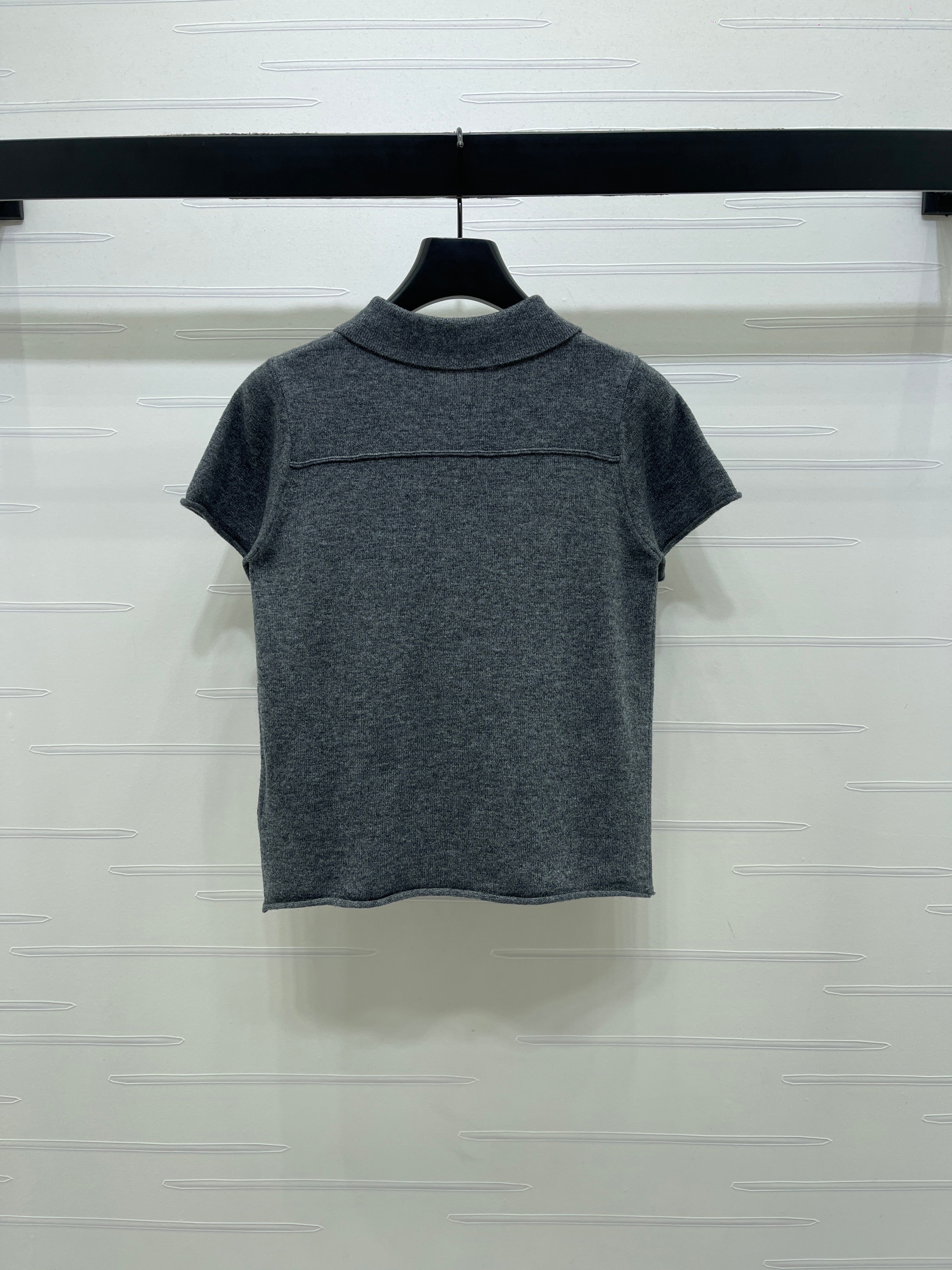 26NEW Collared Knit Short-Sleeve