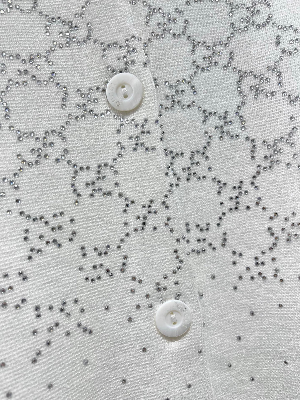 26NEW Rhinestone Button Knit Cardigan