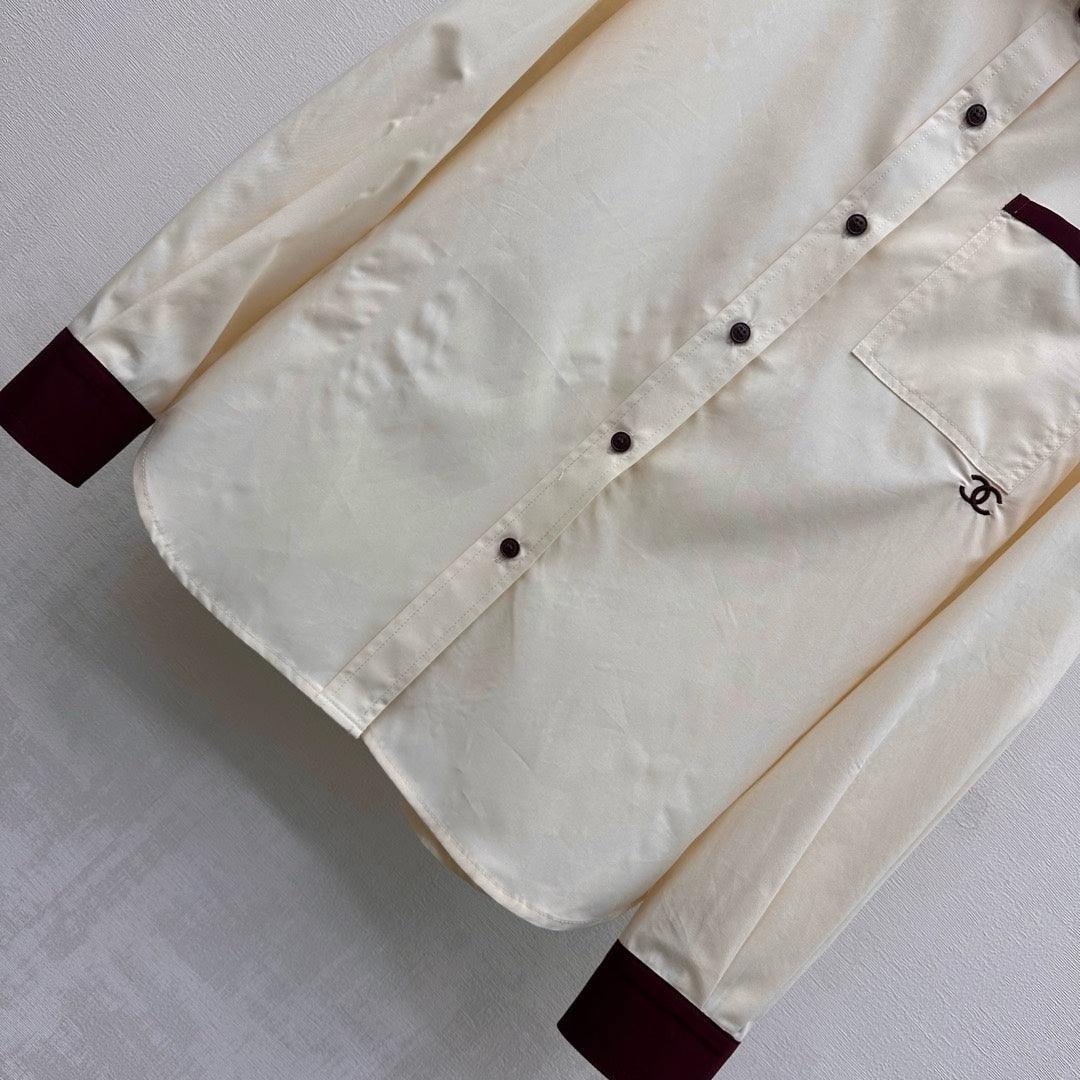 26NEW color-blocked shirt + trousers + vest