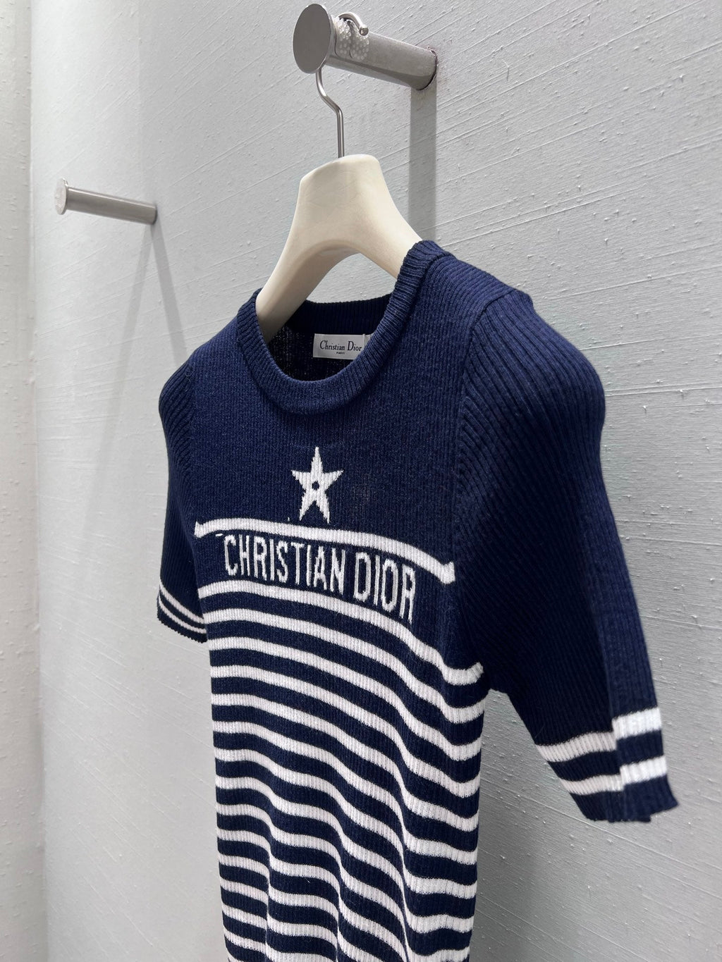 26NEW Striped Knit Short Sleeve