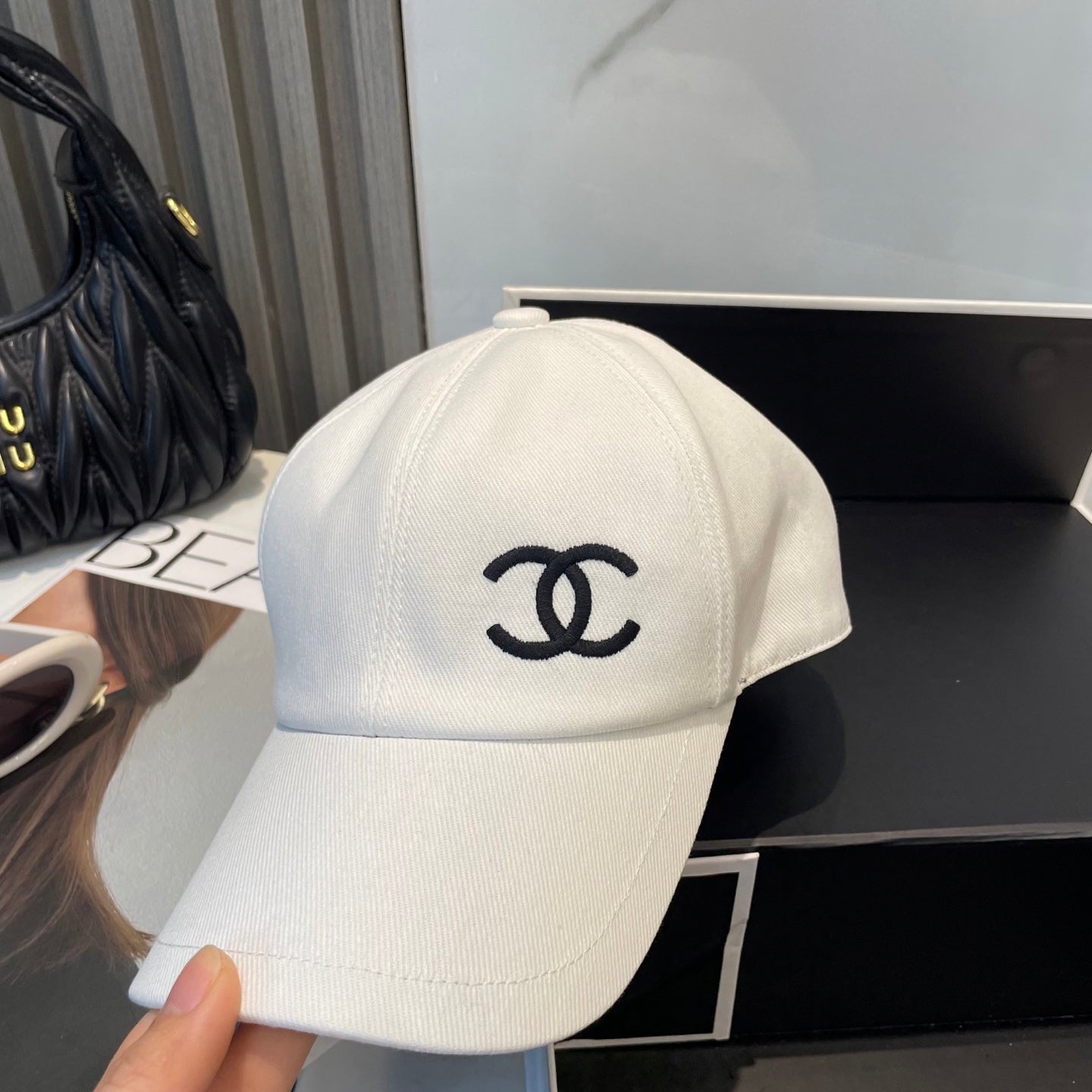 New double-sided embroidered baseball cap
