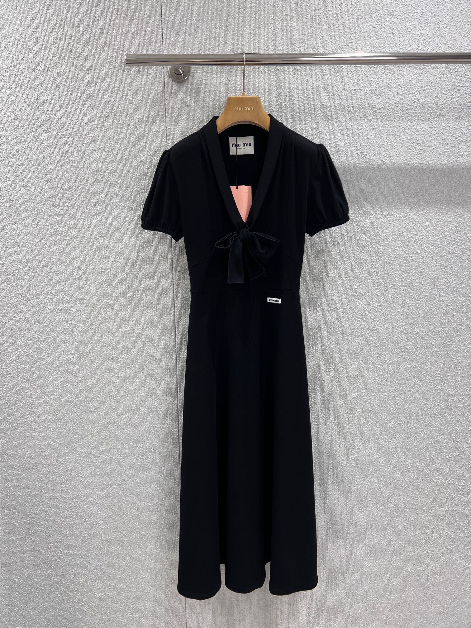 26NEW tie-up bow dress