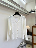 26NEW Embossed Exquisite Embroidered Cardigan