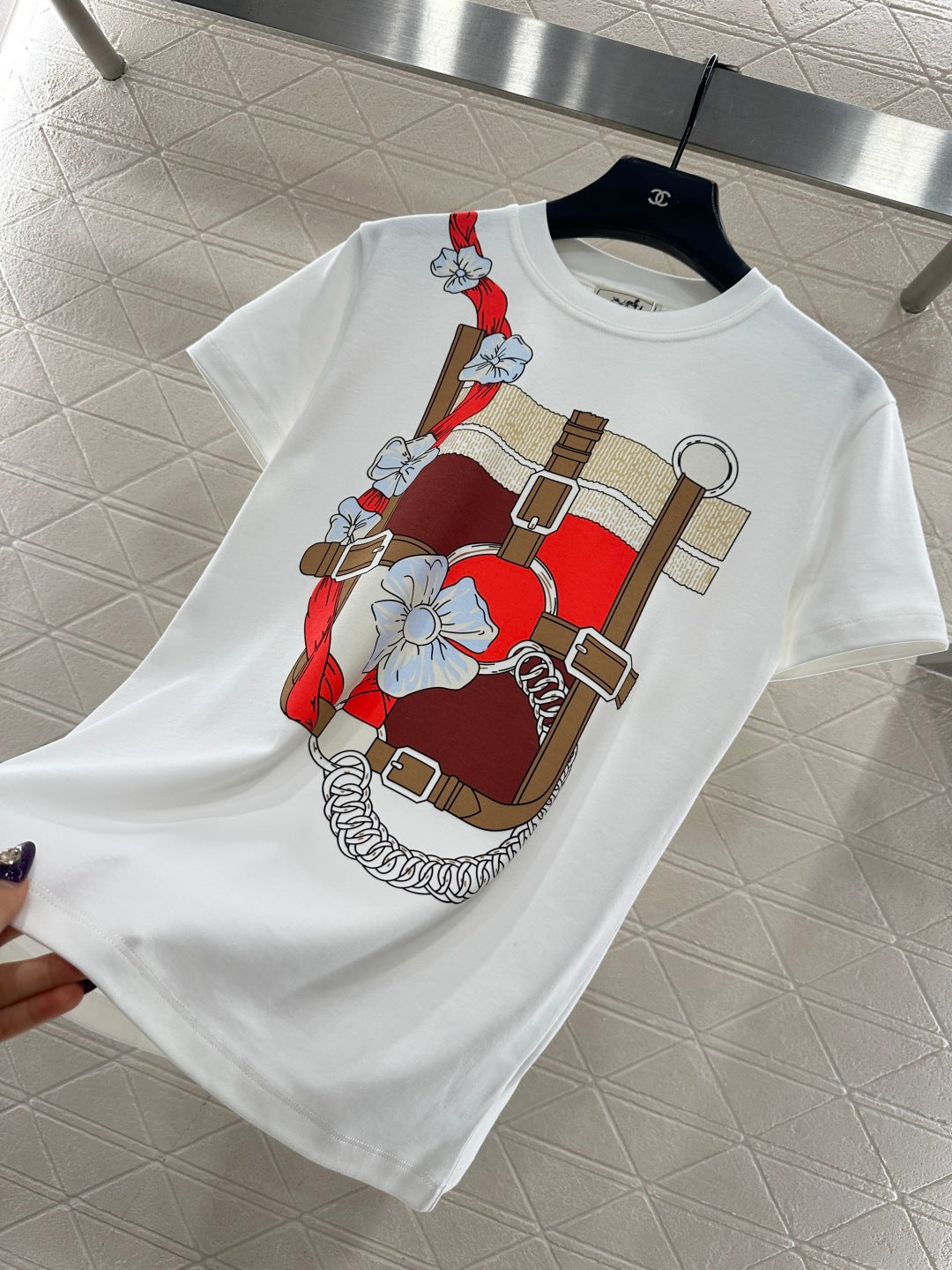 26NEW Crew Neck Logo Print Short-Sleeve