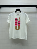 26NEW Early Spring Crew Neck Printed T-Shirt