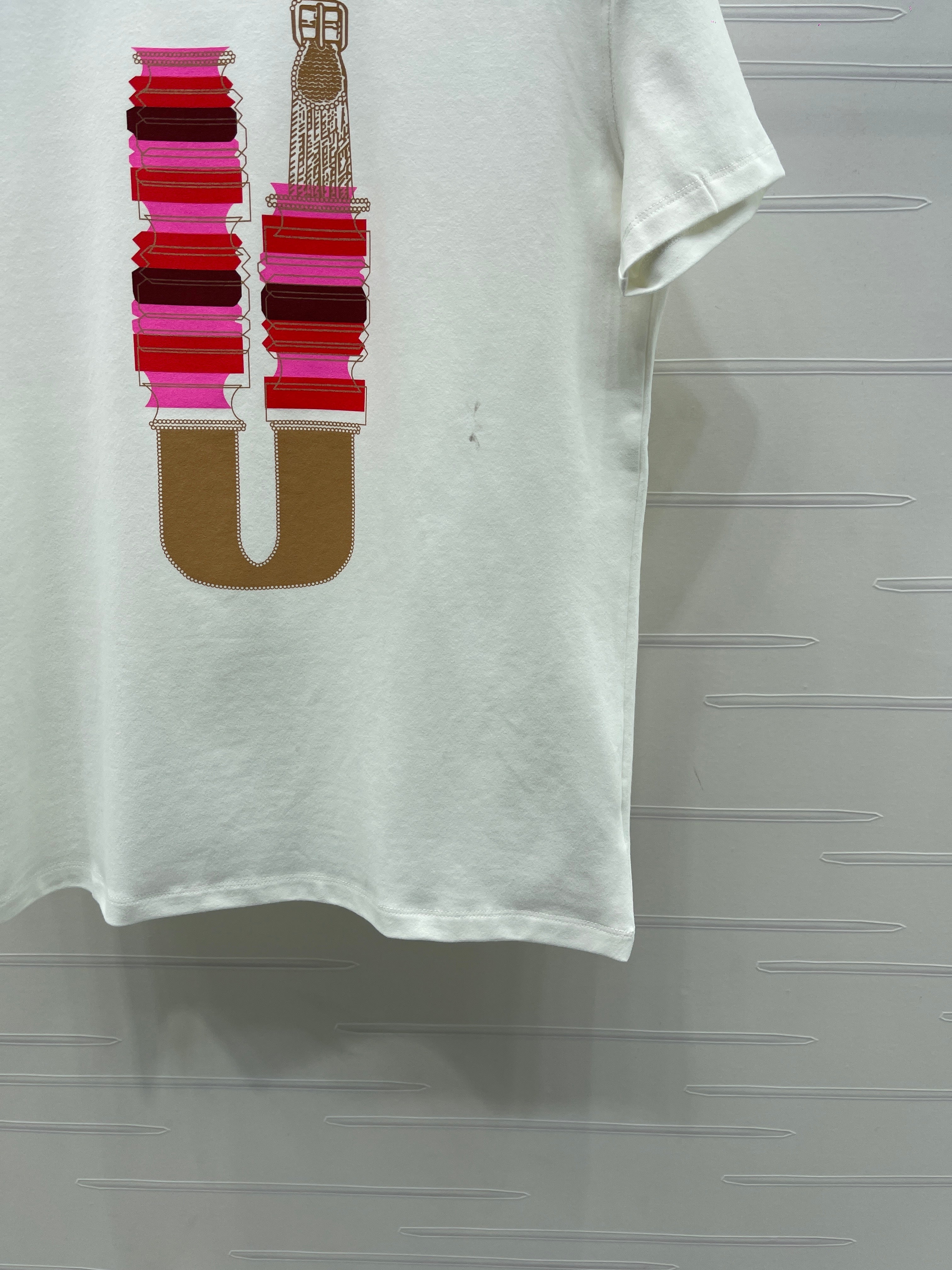 26NEW Early Spring Crew Neck Printed T-Shirt