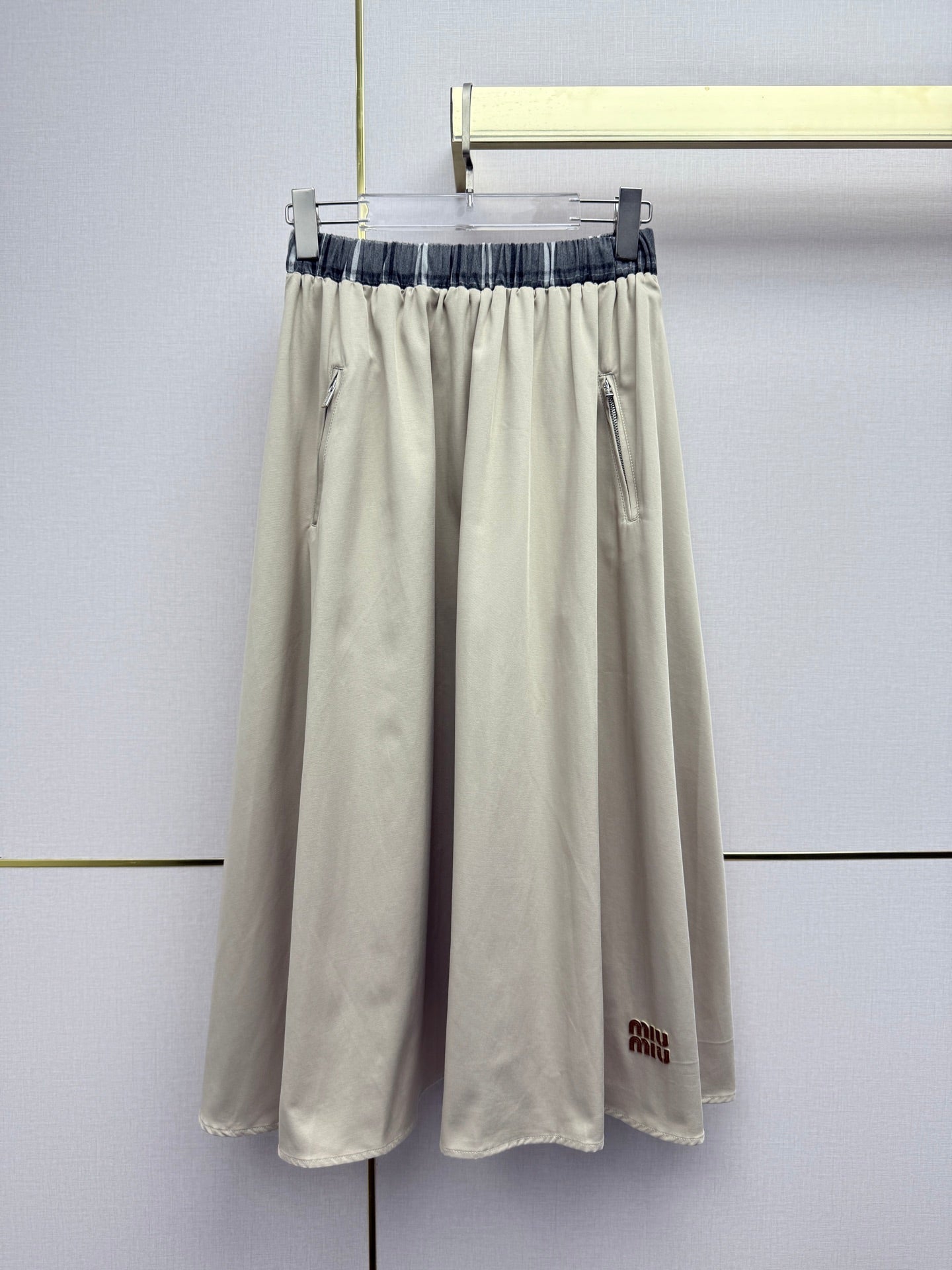 26NEW Sleeveless Zipper Vest + Skirt Set