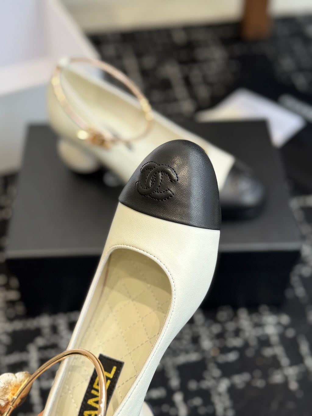 26NEW Spring/Summer Mary Jane Shoes with Large Pearl Heels
