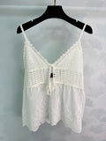 26NEW Hand-crocheted patchwork camisole
