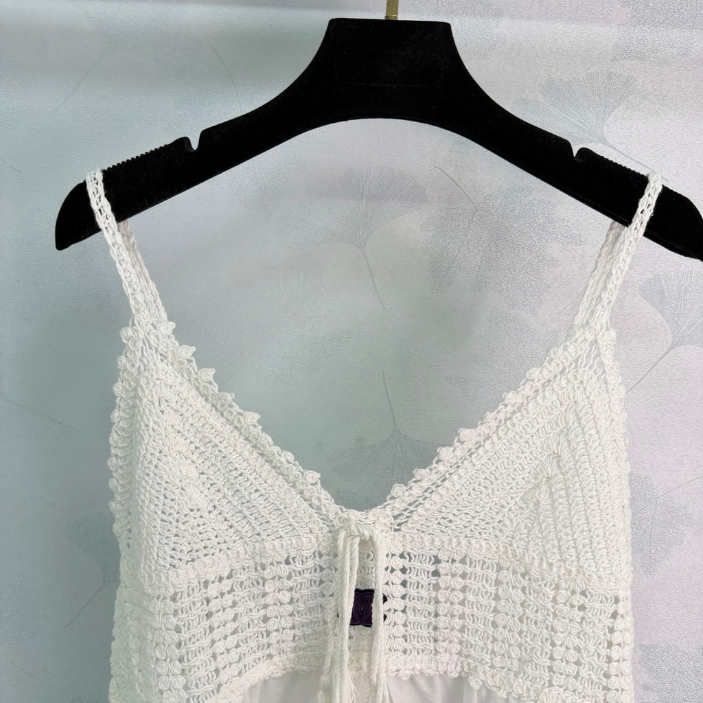 26NEW Hand-crocheted patchwork camisole