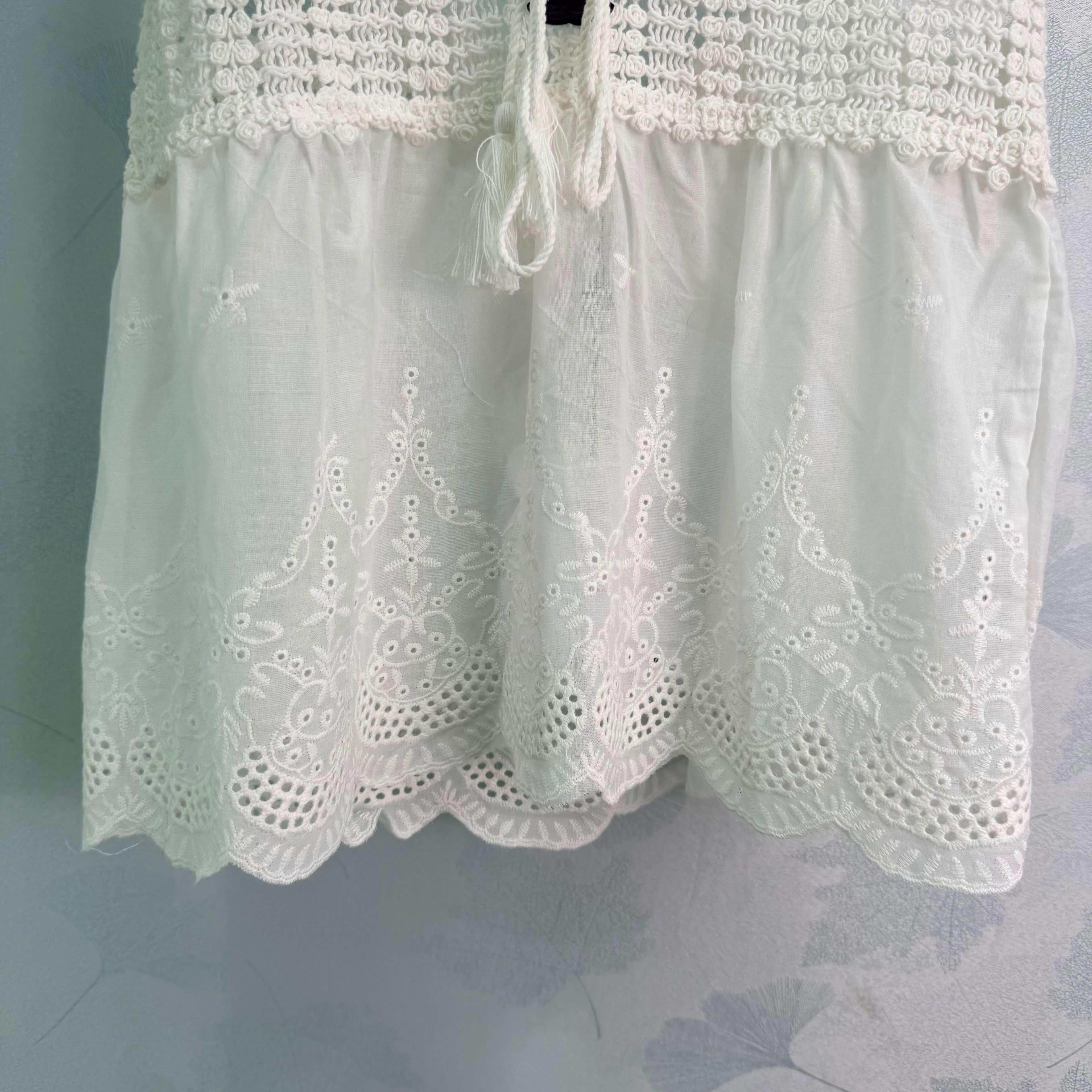 26NEW Hand-crocheted patchwork camisole