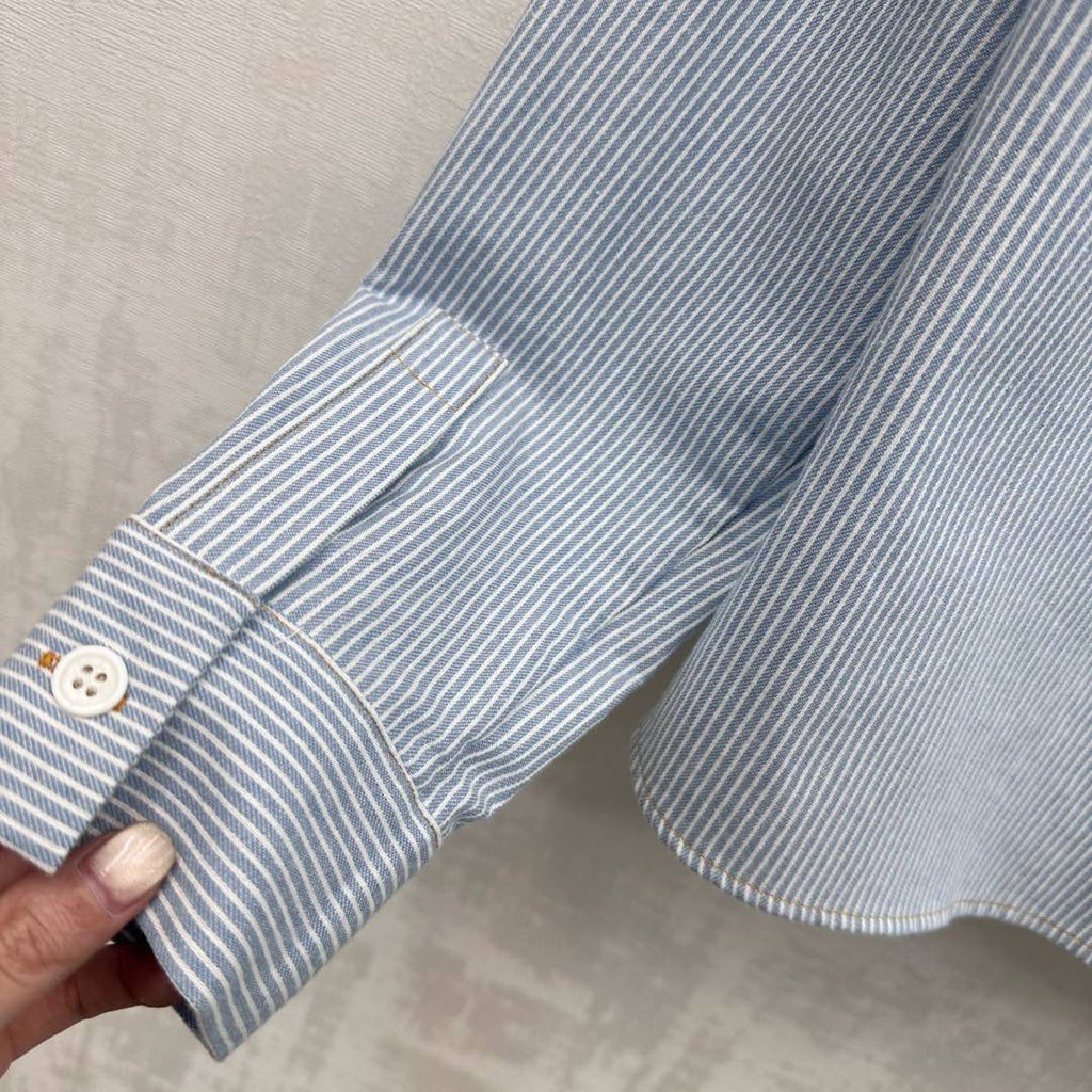 26NEW Striped Collared Shirt