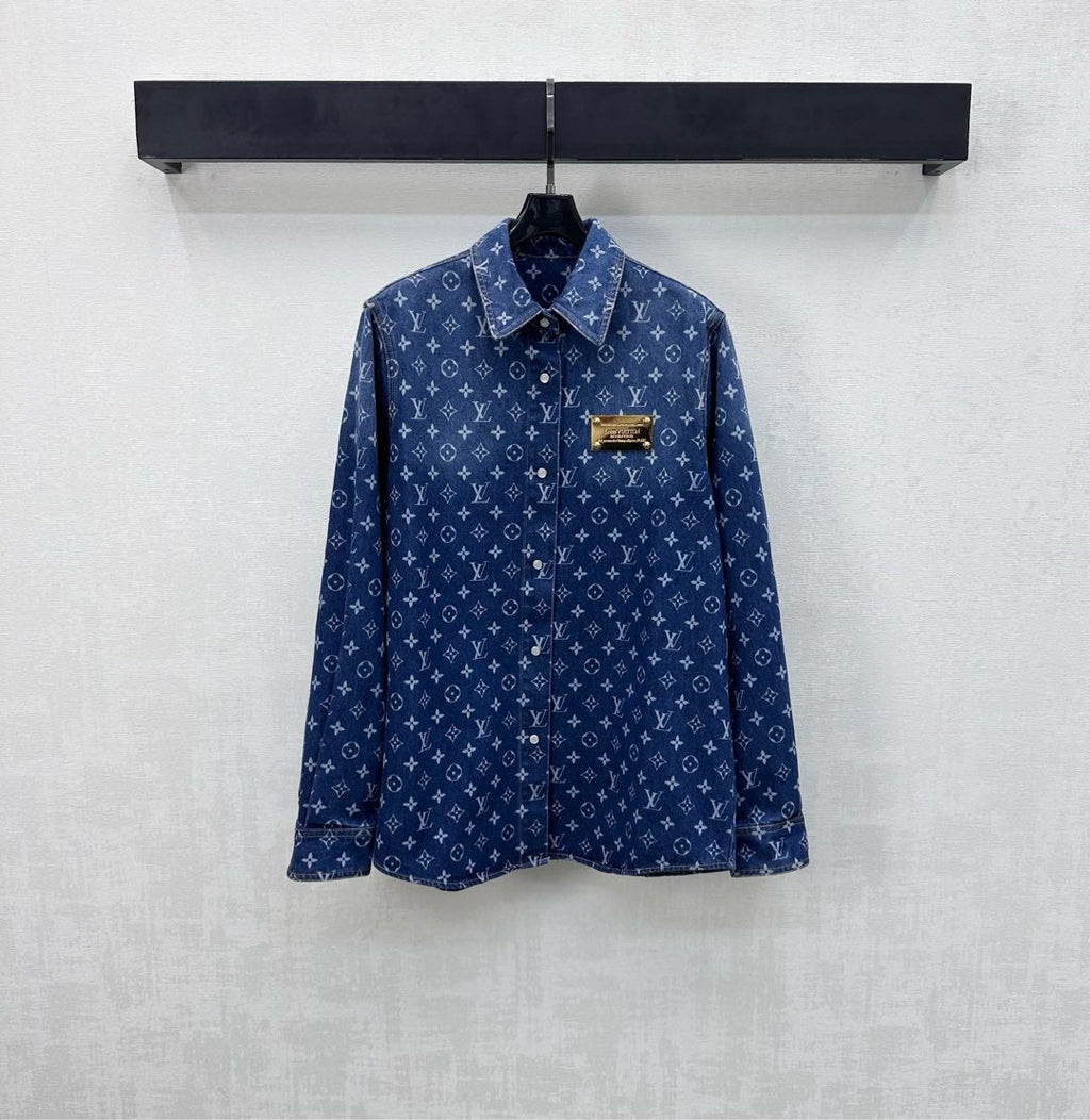 26NEW Logo Denim Shirt