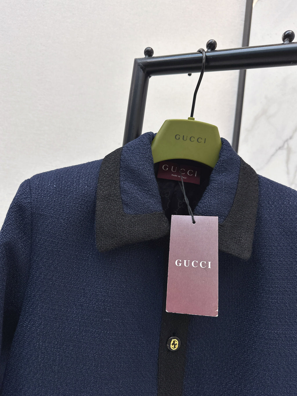 26NEW Color-Blocked Trim Elegant Suit