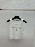 26NEW Color Block Rhinestone Vest
