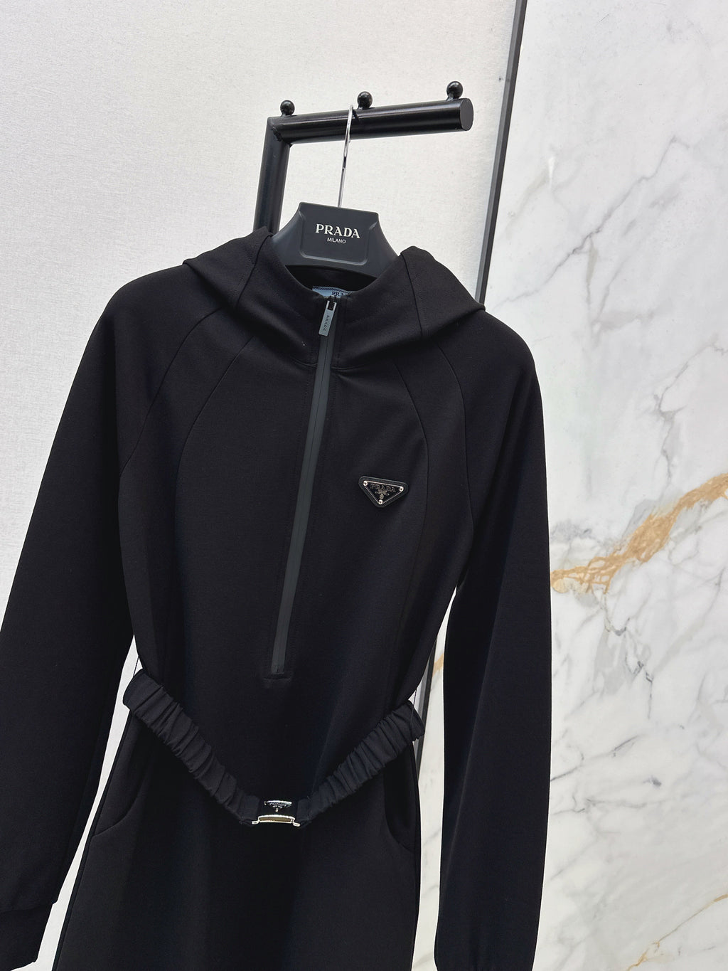 26NEW New Hooded Casual Dress