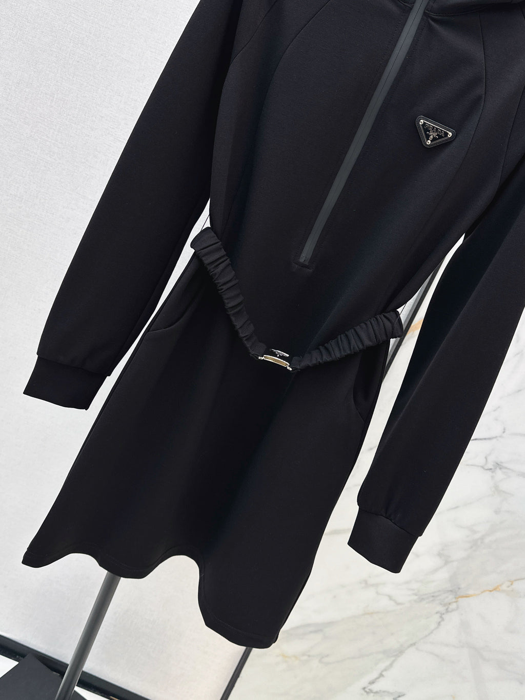 26NEW New Hooded Casual Dress