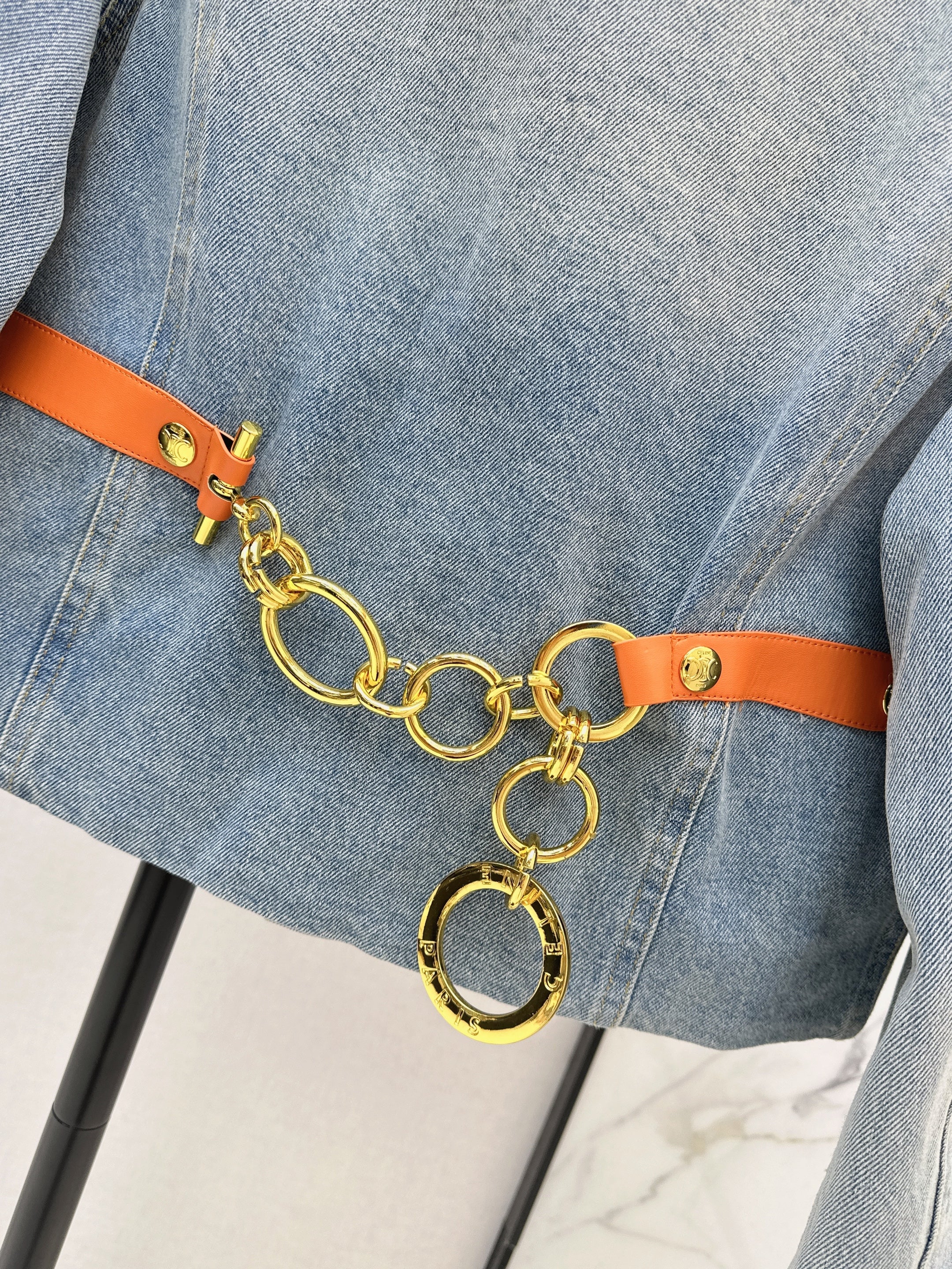 26SS New Distressed Washed Denim Jacket