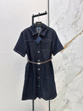 26SS Raw Denim Dress