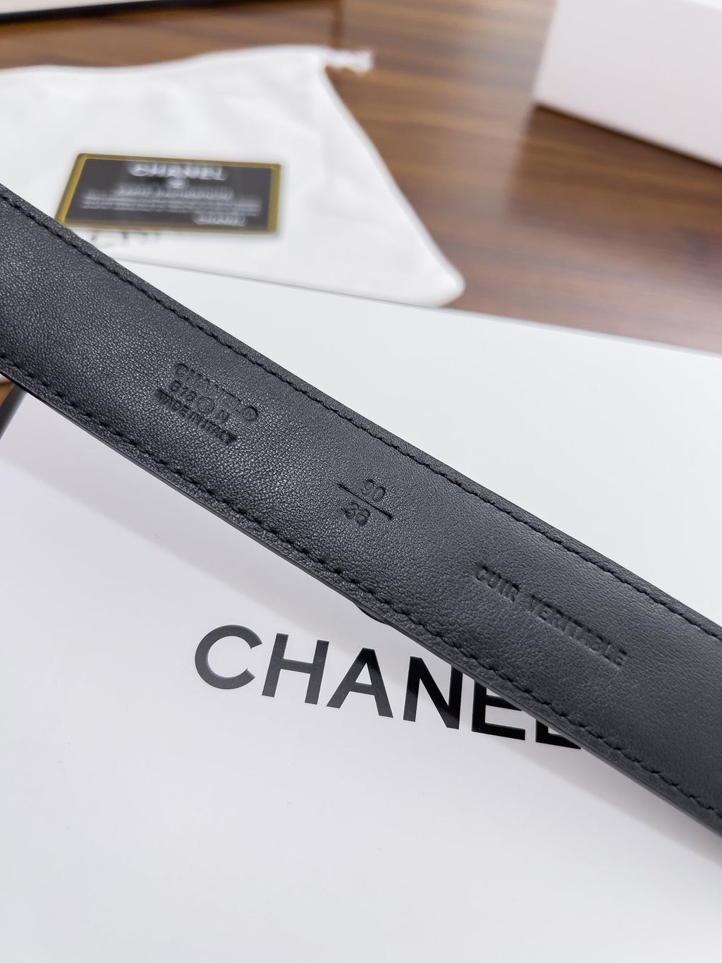 Women's chain buckle belt, 3.0cm
