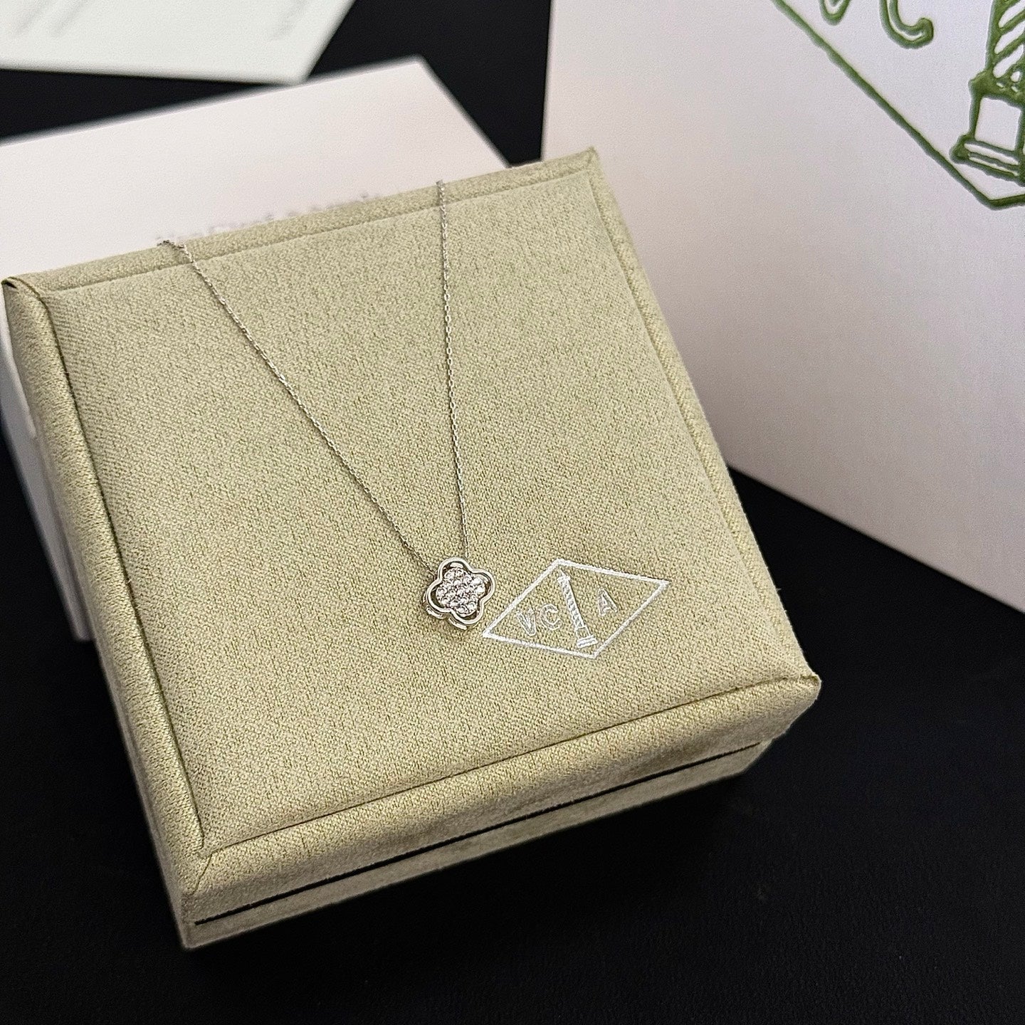 four leaf clover necklace