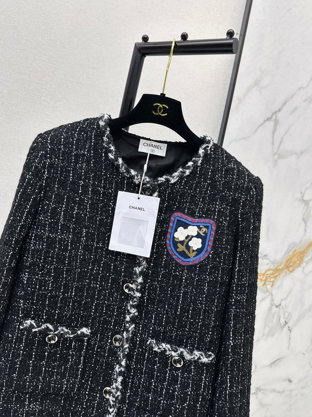 26SS New Woven Tweed Jacket