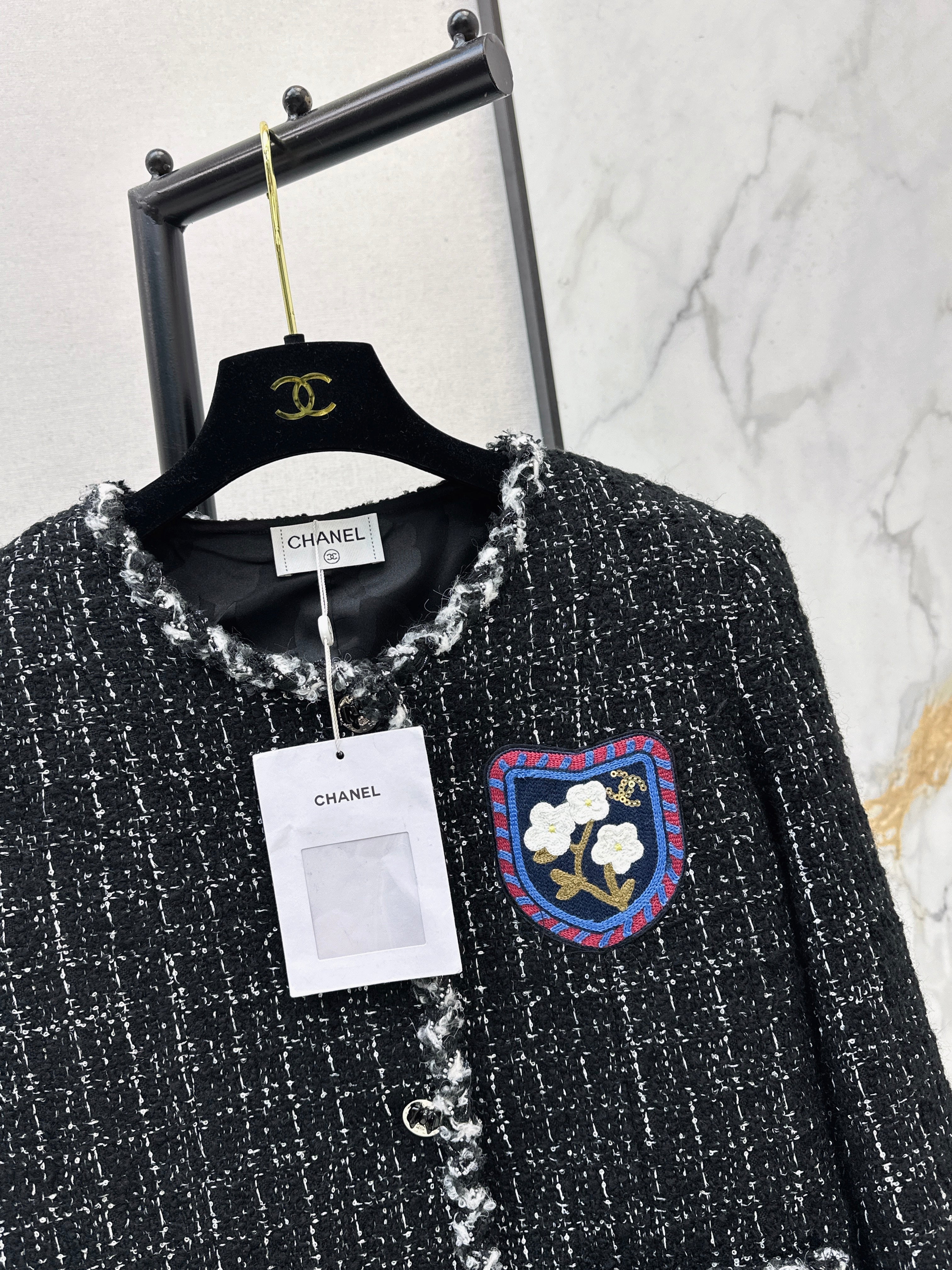 26SS New Woven Tweed Jacket