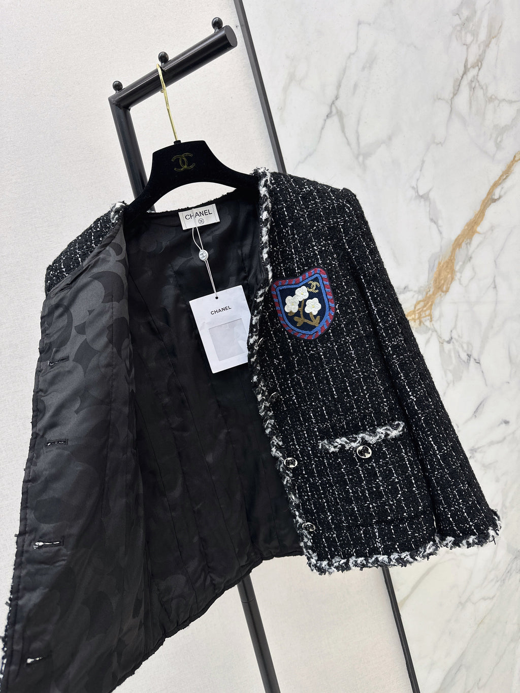 26SS New Woven Tweed Jacket