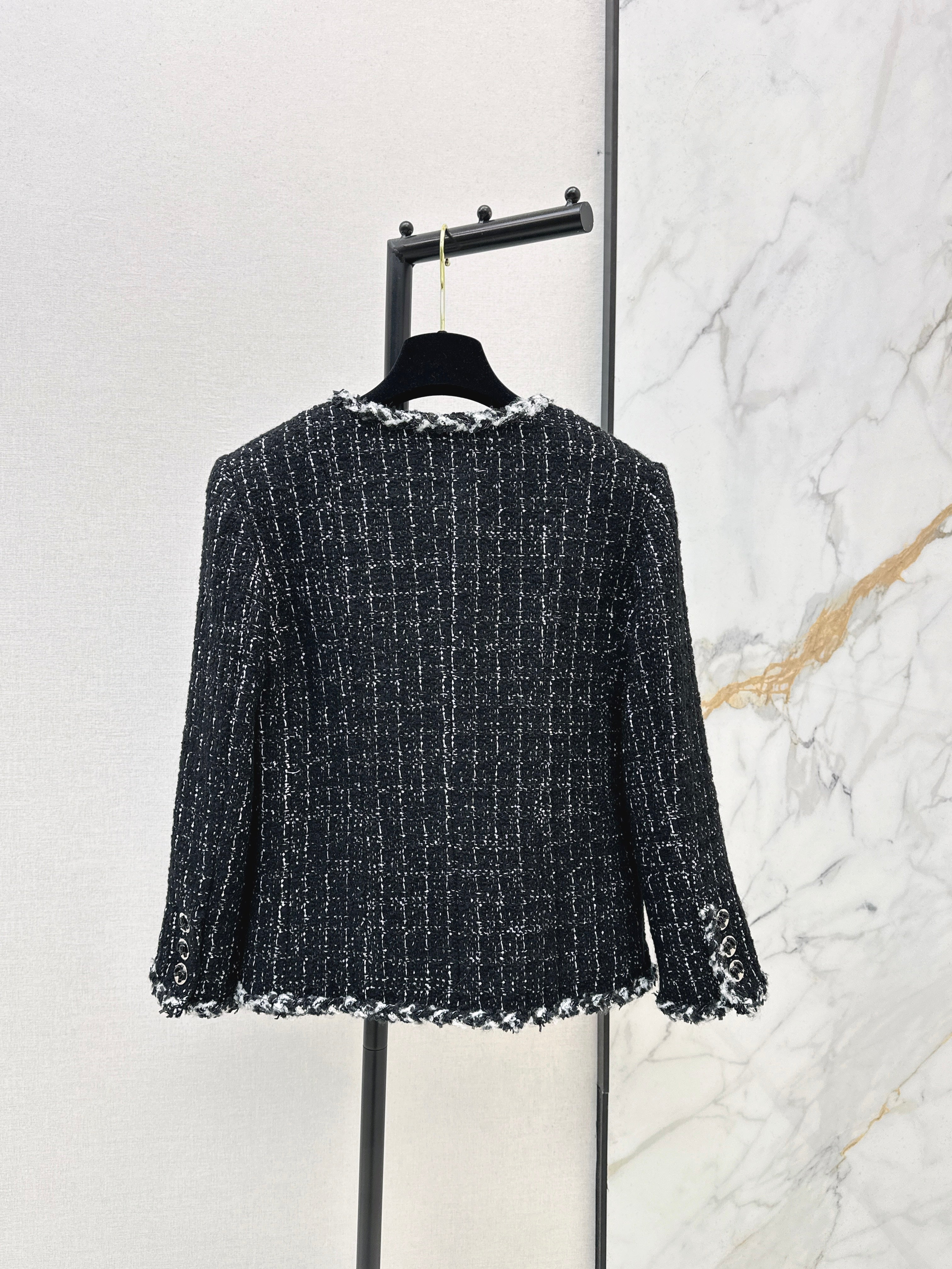 26SS New Woven Tweed Jacket