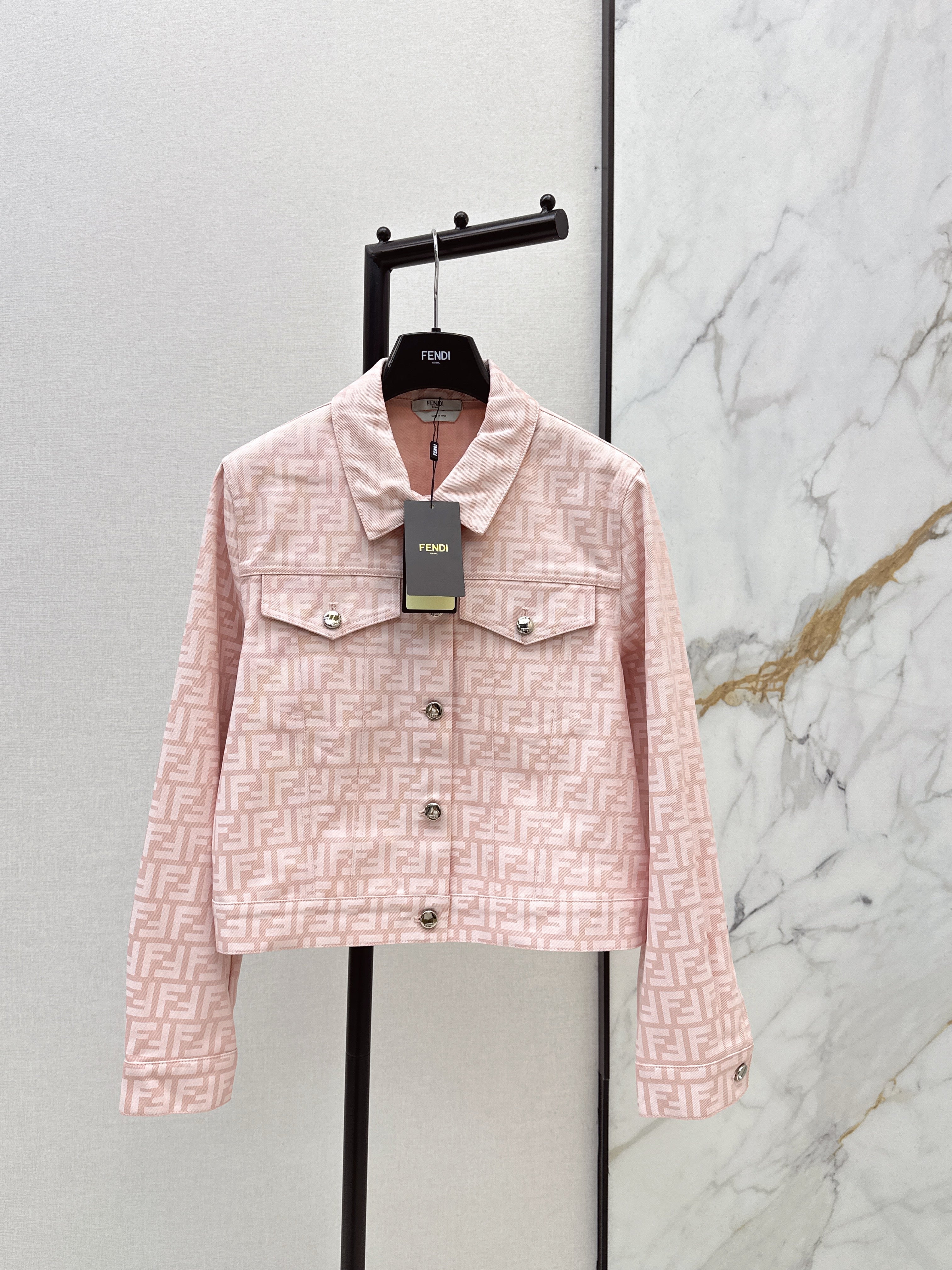 26SS Spring/Summer Newest Jacquard Denim Jacket